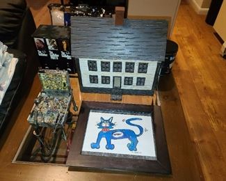 Pinball Machine Metal Figurine