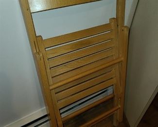 Wooden Folding Chairs (15 Available)