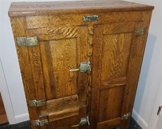 Antique Wooden Ice Box/Fridge