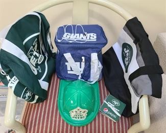 Jets & Giants Bags W/ Plastic Firemen's Hats