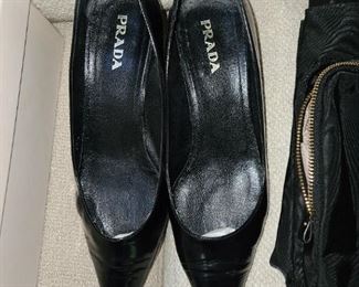 Prada Black Heels