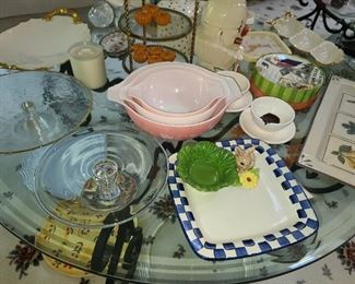 Assorted China, Glassware, Etc.