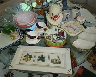 Assorted China, Glassware, Etc.