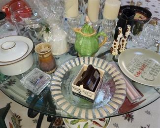 Assorted China, Glassware, Etc.