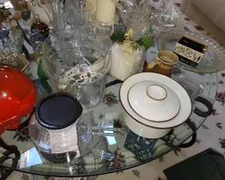 Assorted China, Glassware, Etc.