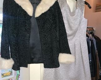 Fur Jacket & Dress