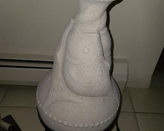 Fish Pottery Vase W/ Stand