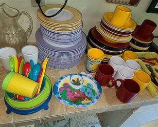 Assorted Kitchen Contents (Glassware, China, Crystal, Dinnerware, Platters, Etc.)