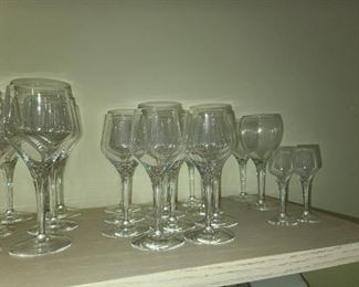 Assorted Kitchen Contents (Glassware, China, Crystal, Dinnerware, Platters, Etc.)