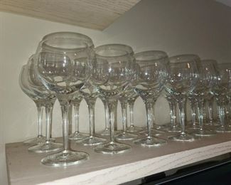 Assorted Kitchen Contents (Glassware, China, Crystal, Dinnerware, Platters, Etc.)