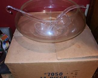 Assorted Glassware, China, Crystal, Dinnerware, Platters, Etc.