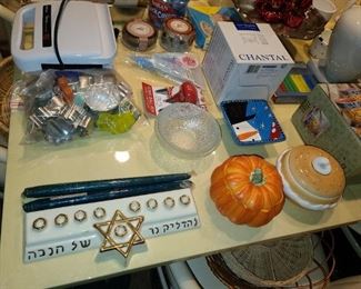 Assorted Glassware, China, Crystal, Dinnerware, Platters, Etc.