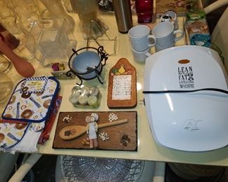 Assorted Glassware, China, Crystal, Dinnerware, Platters, Etc.