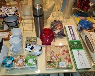 Assorted Glassware, China, Crystal, Dinnerware, Platters, Etc.