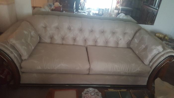 1. BEAUTIFUL LIVING ROOM SOFA $150