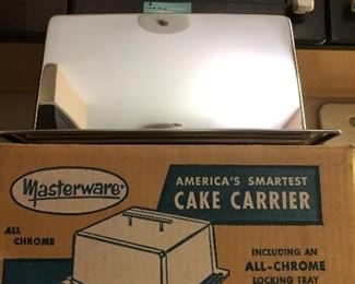 Mid Century Cake Carrier!