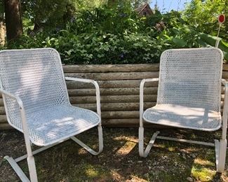 Very comfortable vintage spring chairs 