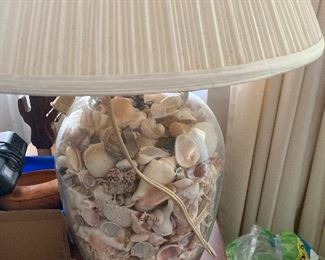 Seashell lamp (there are two of these)
