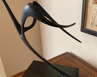 Victor Halvani bronze sculpture    