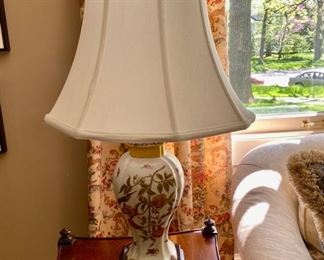Chinese-style  ceramic table lamp                                        26"h