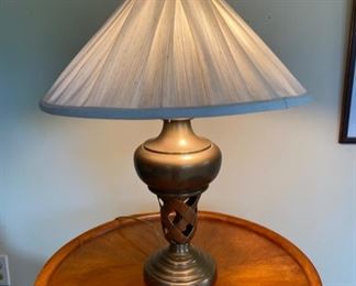 Chapman brass table lamp  26"h 
