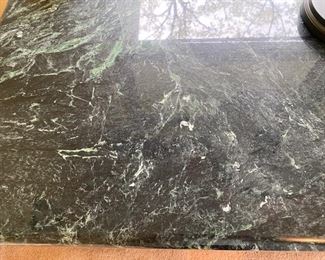Contemporary Mica marble-top credenza   $500                                               28"h x 24"d x 8'5" long - must be professionally removed
