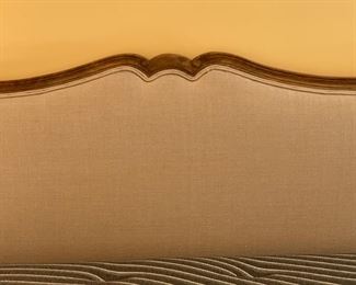French-style queen upholstered headboard 
