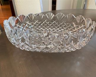 Waterford bowl 11" long x 3.5" h