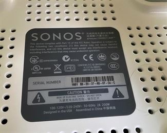 Sonos Connect:Amp  media streamer   $250.00