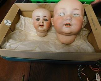 vintage doll heads