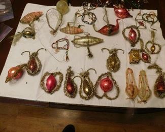  antique Christmas ornaments - 1800's