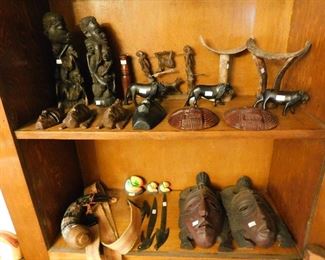carved vintage african collectables