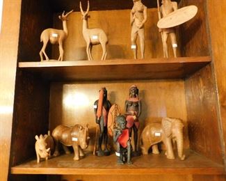 vintage carved african collectables