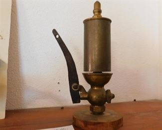 vintage brass steam whistle