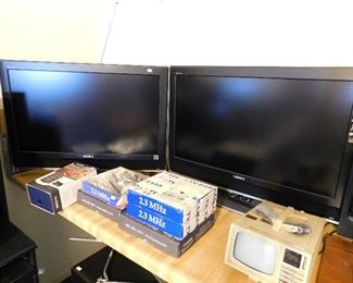 two Sony Bravia 40" tv's, tv ears