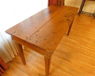 antique pine table