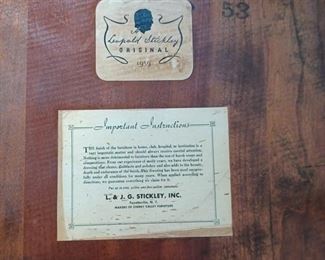 Stickley dining room set