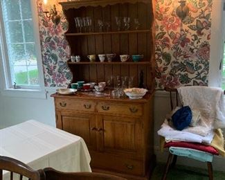 Vintage Stickley hutch measures 
72” high x 40” length x 21” deep 