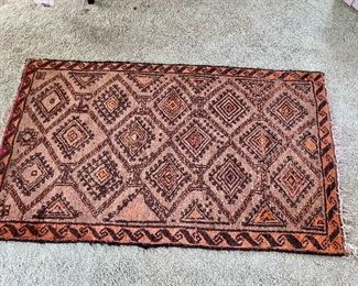 Vintage Turkish ‘Kors’ rug 
5’6” x 3’3” 