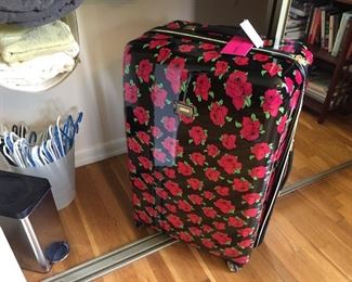 Betsey Johnson brand new suitcase luggage
