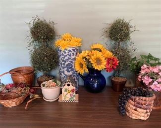 Floral Decor, Vases Baskets