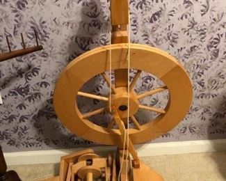 Ashford (New Zealand) spinning wheel.