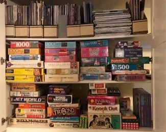 Games and puzzles, including some vintage.