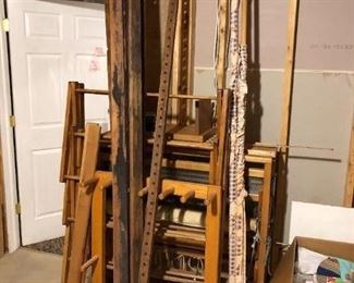 Unassembled loom.