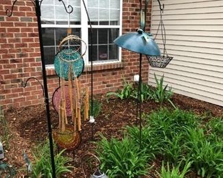 Nice selection of art/sculptures/decor for yard and garden.