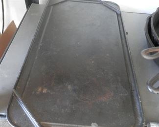 lightweight double span top of stove large rectangular griddle