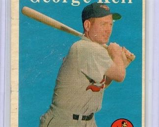 George Kell, Vintage baseball cards 