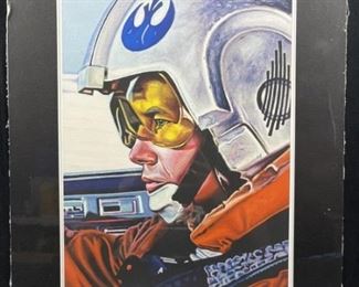 Official Topps Star Wars Limited Numbered Print, very limited edition art print from the Topps Star Wars Living Set featuring Dak Ralter.  Matted and protected with original plastic.  Highly suitable for framing.