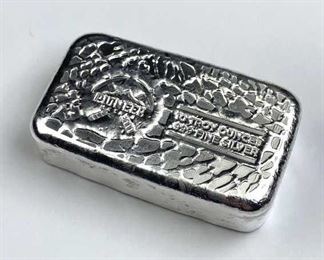 10oz Troy Silver Pioneer Metals Nugget Bar .999