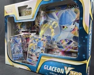 Sealed Pokemon Glaceon VStar Special Collection Box